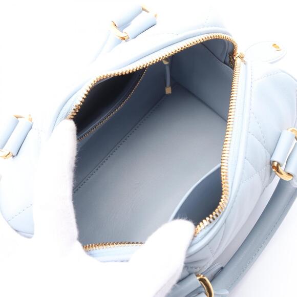 Dior Groove Cannage Leather Handbag Blue